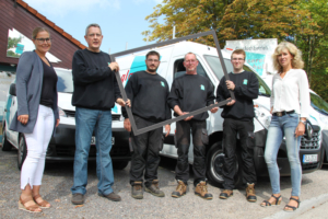 Das Team der Glaserei Schulz in Kiel Heikendorf. Foto: VN-Erfolgsreport.de